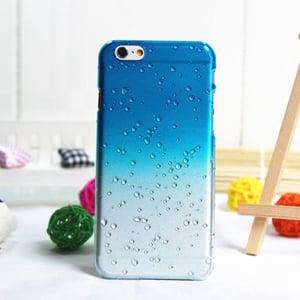Пластиковый чехол Raindrop Blue Капли Дождя Синий для iPhone 6