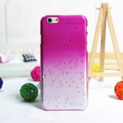 Пластиковый чехол Raindrop Hot Pink Капли Дождя Ярко Розовый для iPhone 6