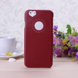Пластиковый чехол Кружева Heart Красный для IPhone 6