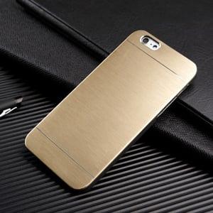 Пластиковый чехол Motomo Metal Gold Золото для iPhone 6/6s