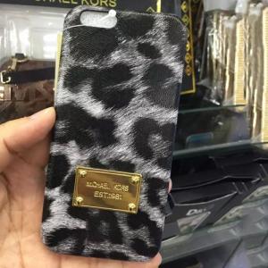 Пластиковый чехол Michael Kors Leopard Серый для IPhone 6/6s