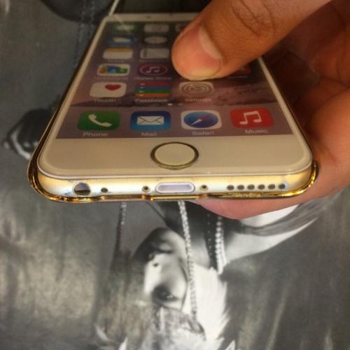 Чехол Люксори Luxury Белый с золотом для iPhone 6