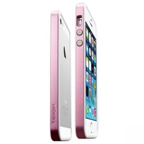 Бампер для iPhone 5 SGP Neo Hybrid EX 5s, цвет Светло розовый