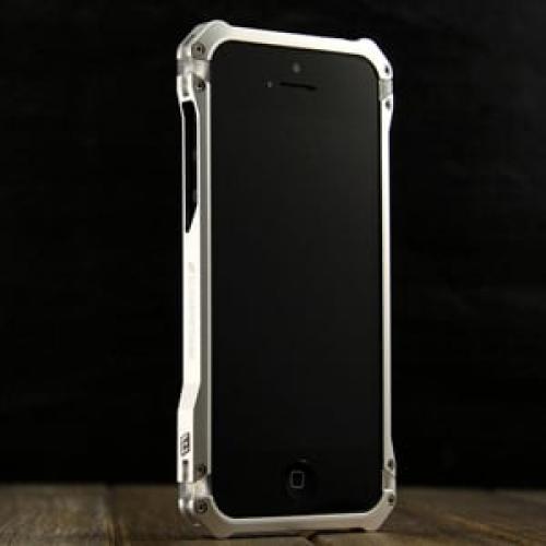 Металлический бампер Element Case Sector 5 Серебро Silver для IPhone 5-5s