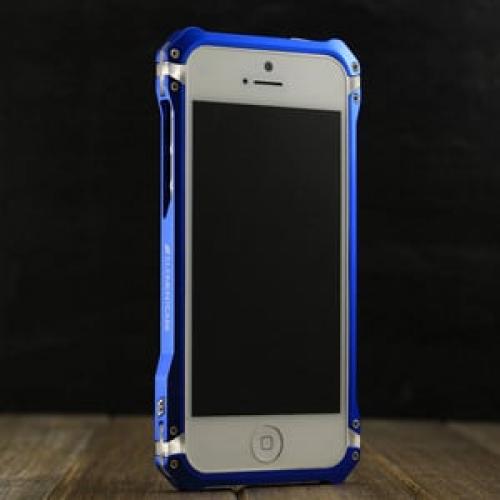 Металлический бампер Element Case Sector 5 Синий Blue для IPhone 5