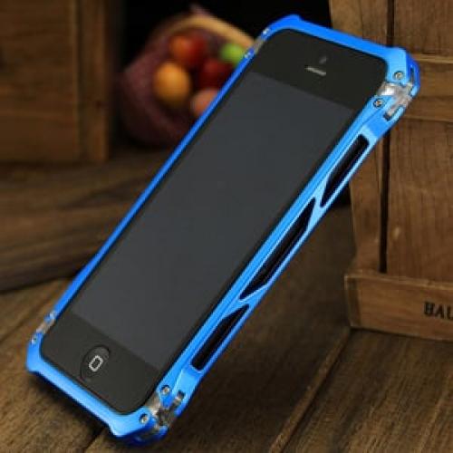 Металлический бампер Element Case Sector 5 Голубой  Aqua Blue для IPhone 5