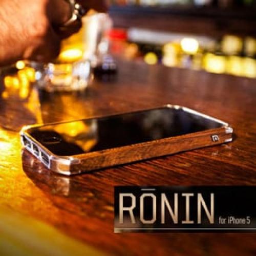Деревянный бампер Element Case RONIN Золотой Gold для IPhone 5