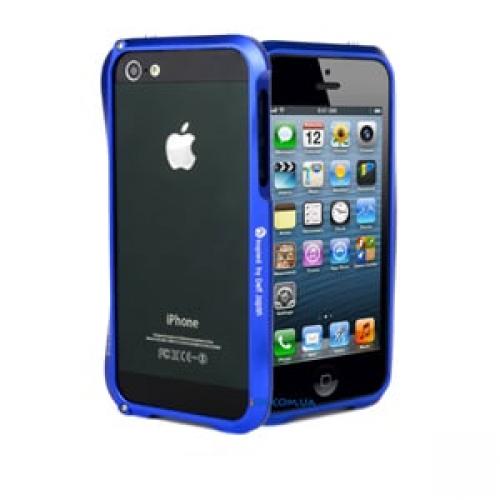 Металлический бампер для Iphone 5 Deff Cleave Blue Синий