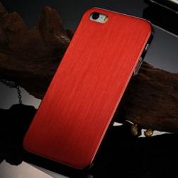 Металлический чехол ультратонкий 0.3мм Красный Red для IPhone 5/5s