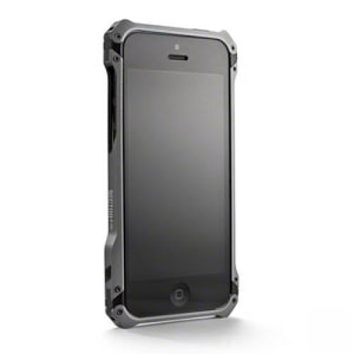 Металлический бампер Element Case Sector 5 Carbon Gun Metal Темный Метал для IPhone 5