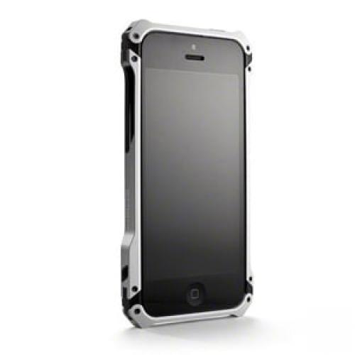 Металлический бампер Element Case Sector 5 Carbon Silver Серебро для IPhone 5