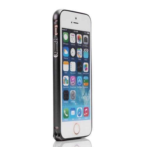 Металлический бампер 0.7мм Candy Черный для IPhone 5-5s