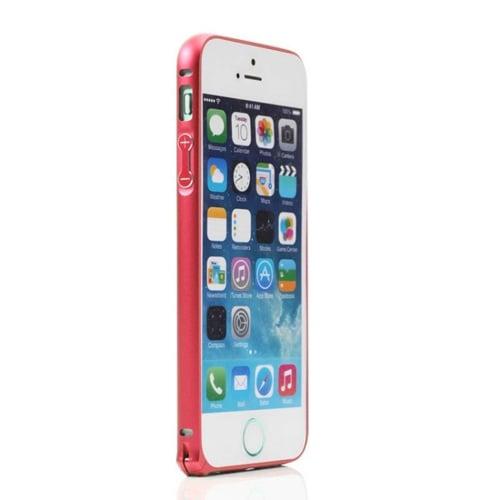 Металлический бампер 0.7мм Candy Красный для IPhone 5-5s