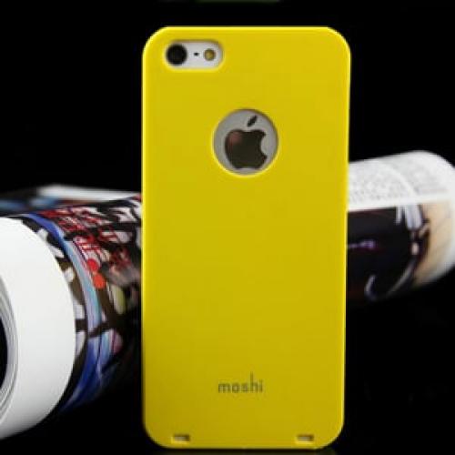 Чехол ультратонкий Moshi Iglaze Желтый для IPhone 5