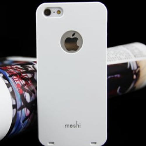 Чехол ультратонкий Moshi Iglaze Белый для IPhone 5
