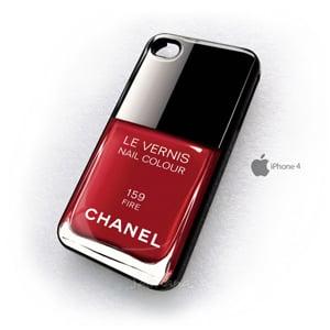 Чехол Лак 159 Fire Red для iPhone 5