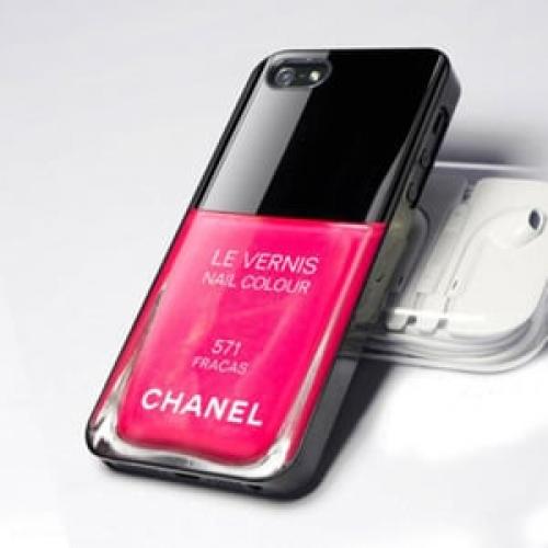 Чехол Лак 571 Fracas Pink для iPhone 5-5s