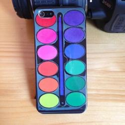 Чехол Набор красок с кисточкой для iPhone 5/5s