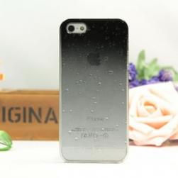 Пластиковый чехол Raindrop Black Капли Дождя Черный для IPhone 5/5s