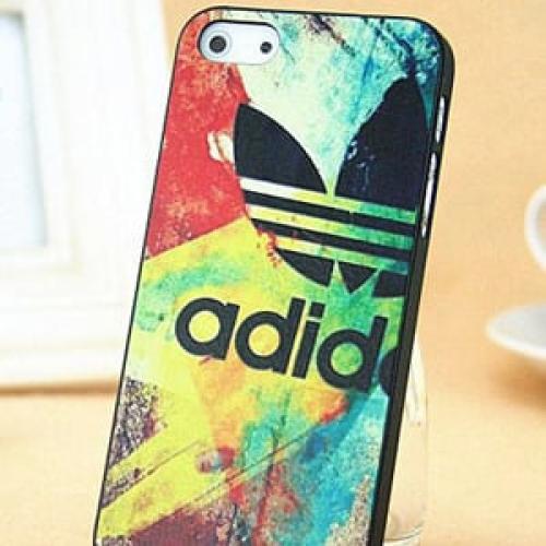 Пластиковый чехол Adidas Цветной для IPhone 5-5s