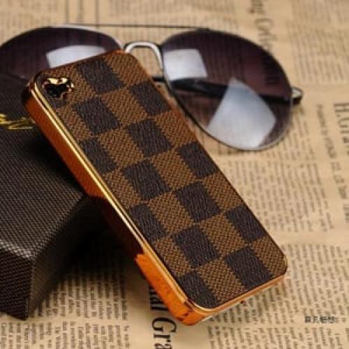 Чехол Louis Vuitton с Золотой рамкой для IPhone 5-5s
