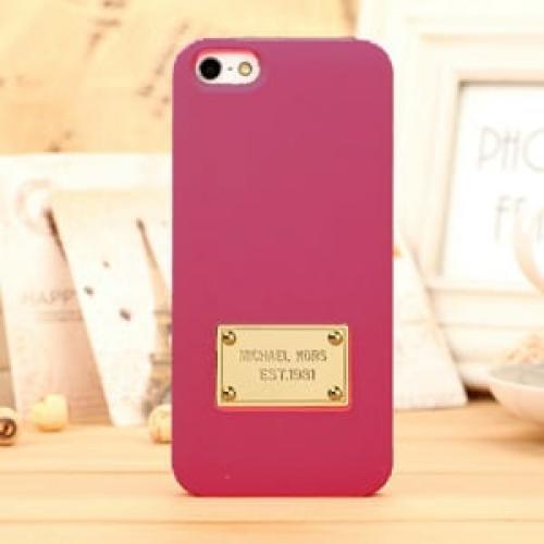 Пластиковый чехол Michael Kors Hot Pink Ярко Розовый для IPhone 5-5s