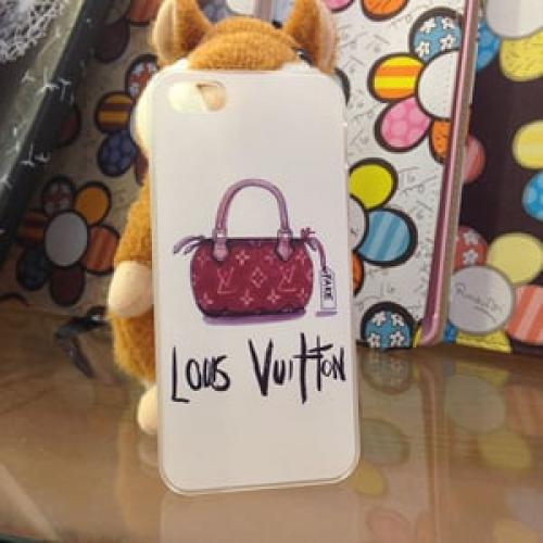 Пластиковый чехол Louis Vuitton для IPhone 5-5s