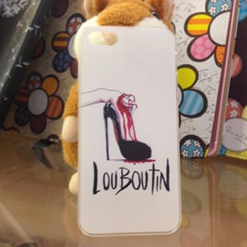 Пластиковый чехол Louboutin для IPhone 5-5s