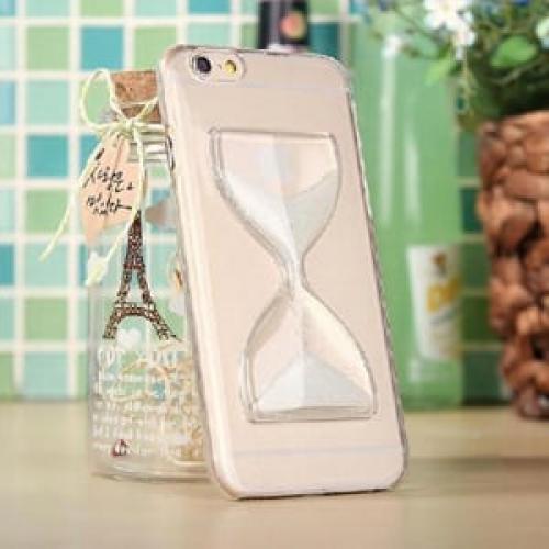 Пластиковый чехол Hourglass Песочные часы Белые для IPhone 5-5s