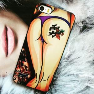 Пластиковый чехол Тихомиров Tattoo Girl для iPhone 5/5s