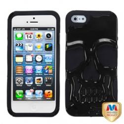 Защитный чехол Череп Skull Head Черный для iPhone 5