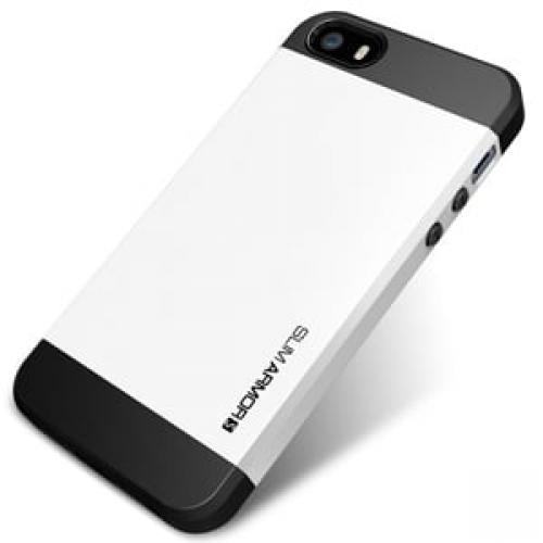 Защитный чехол SGP Slim Armor Белый для IPhone 5-5s