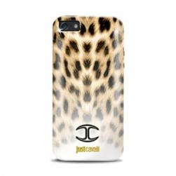 Силиконовый чехол Justcavalli Macro Leopard Макро Леопард для IPhone 5/5s
