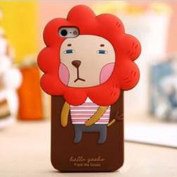 Силиконовый чехол Momo's Animals Lion Лев для IPhone 5