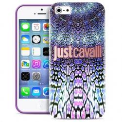 Силиконовый чехол Justcavalli Wild Mandala Фиолетовый для IPhone 5/5s