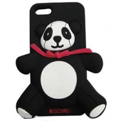 Силиконовый чехол Moschino Agostino Panda красный для iPhone 5/5s
