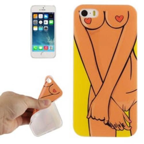 Силиконовый чехол Nike Sexy Naked Girls для iPhone 5-5s