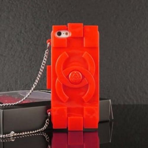 Силиконовый чехол Lego Red Красный для IPhone 5-5s