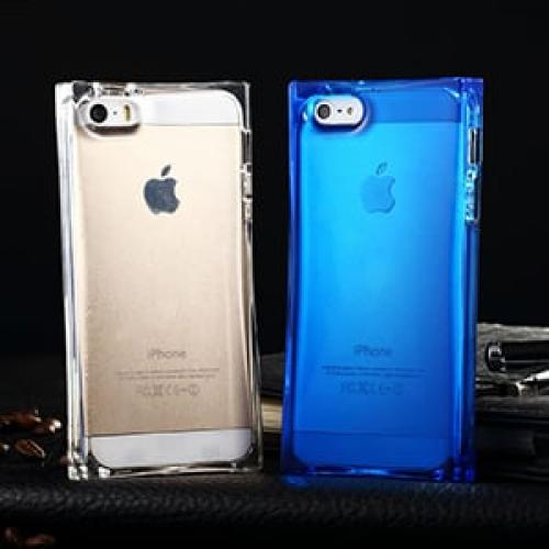Силиконовый чехол Ice Cube Синий для IPhone 5-5s