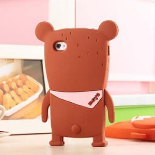 Силиконовый чехол Animal Bear Moyo для IPhone 5-5s