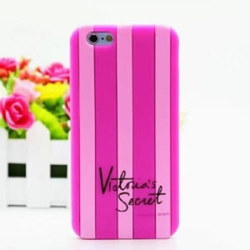 Силиконовый чехол Victoria Secret Розовый-св. розовый для IPhone 5-5s
