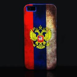 Силиконовый чехол Puro Россия на iPhone 5/5S