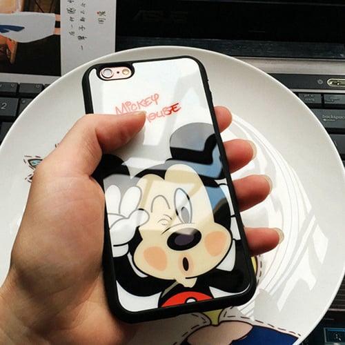 Силиконовый чехол Pressed Mickey Mouse для iPhone 5&5s&5se