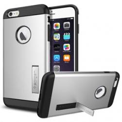 Защитный чехол Slim Armor Satin Silver Серебро для iPhone 6 Plus