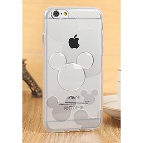 Силиконовый чехол Love Mickey прозрачный для IPhone 6 Plus-6s Plus