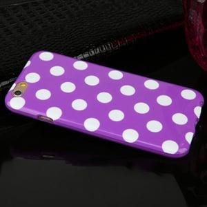 Силиконовый чехол Peas Горошек Purple Фиолетовый для IPhone 6 Plus/6s Plus