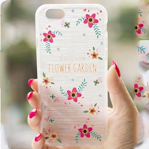 Cиликоновый чехол Arsenal Flower Garden для iPhone 6s Plus