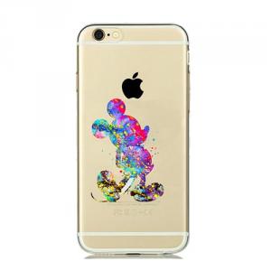 Силиконовый чехол Watercolor Art Color Mickey для iPhone 6+&6s Plus