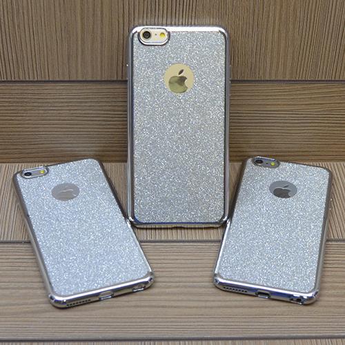 Силиконовый чехол Crystal Glitter Серебро для iPhone 6+&6s Plus