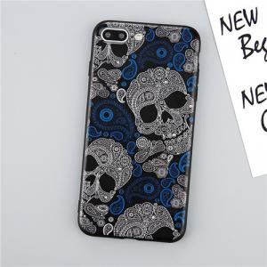 Силиконовый чехол рельефный Lovebay Skull Черепа для IPhone 6 Plus&6s Plus